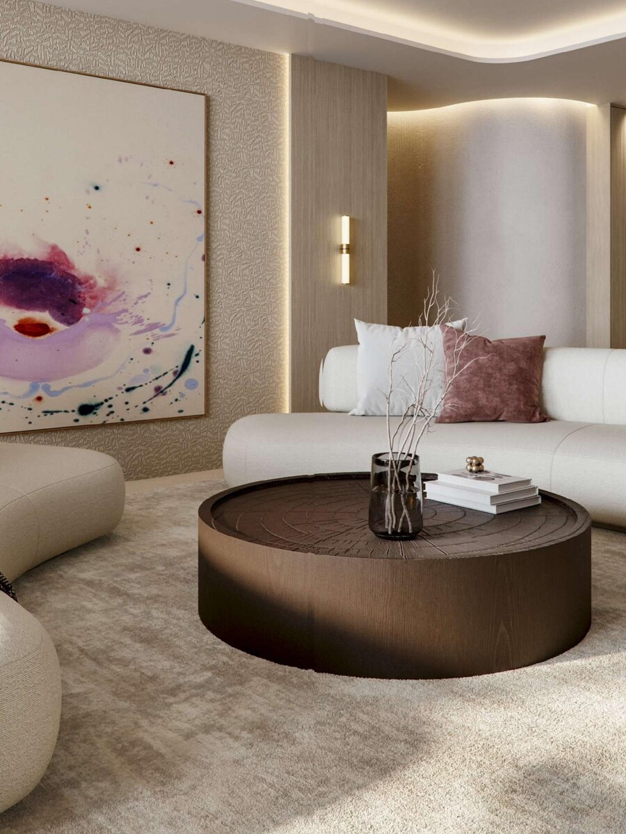 ÓLEO Fuengirola 1-bedroom luxury open-plan living and dining room with designer finishes